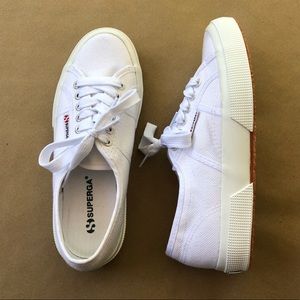 Superga Cotu White Canvas Sneakers